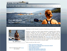 Tablet Screenshot of kayakcrusades.ca